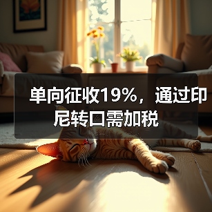 单向征收19%,通过印尼转口需加税(图4) 单向征收19%,通过印尼转口需加税(图4)