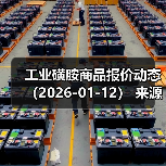 工业磺胺商品报价动态（2026-01-12）