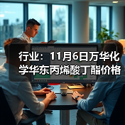 行业：11月6日万华化学华东丙烯酸丁酯价格下调 来源：互联网 2025-11-06（图3）
