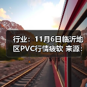 行业：11月6日临沂地区PVC行情疲软