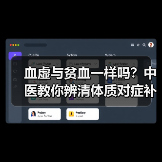 血虚与贫血一样吗?中医教你辨清体质对症补血 来源:互联网 2025-08-21(图2) 血虚与贫血一样吗?中医教你辨清体质对症补血 来源:互联网 2025-08-21(图2)