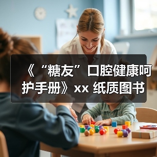 《“糖友”口腔健康呵护手册》xx 纸质图书与数字化技术有机融合