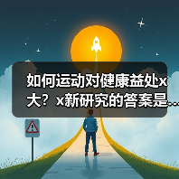 如何运动对健康益处x大？x新研究的答案是……