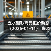 五水硼砂商品报价动态（2026-01-11） 来源：互联网 2026-01-18（图1）