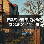 轻质纯碱商品报价动态(2026-01-11) 来源:互联网 2026-01-17(图2) 轻质纯碱商品报价动态(2026-01-11) 来源:互联网 2026-01-17(图2)