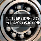 1月13日行业液化天然气基准价为3546.00元/吨 来源：互联网 2026-01-18（图3）