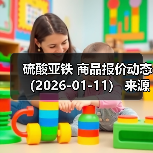 硫酸亚铁 商品报价动态（2026-01-11）