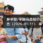异辛醇/辛醇商品报价动态（2026-01-11） 来源：互联网 2026-01-17（图1）