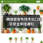 两部委发布技术出口贴息资金申报通知