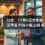 行业：11月6日华东地区甲苯市场小幅上调