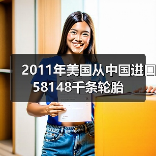 2011年美国从中国进口58148千条轮胎（图3）