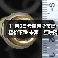 11月6日云南现货市场糖价下跌