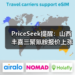PriceSeek提醒：山西丰喜三聚氰胺报价上涨