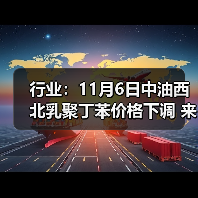 行业：11月6日中油西北乳聚丁苯价格下调 来源：互联网 2025-11-06（图2）