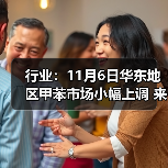 行业：11月6日华东地区甲苯市场小幅上调 来源：互联网 2025-11-06（图1）
