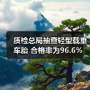 质检总局抽查轻型载重车胎 合格率为96.6%(图4) 质检总局抽查轻型载重车胎 合格率为96.6%(图4)