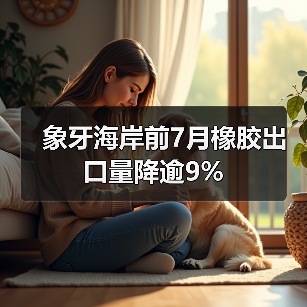 象牙海岸前7月橡胶出口量降逾9%（图4）