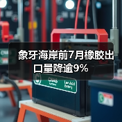 象牙海岸前7月橡胶出口量降逾9%（图4）