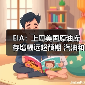 EIA：上周美国原油库存增幅远超预期 汽油和馏分油库存下滑 来源：互联网 2025-11-06（图1）