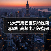 北大荒集团宝泉岭医院麻醉机高频电刀设备采购项目中标结果公告 来源：互联网 2025-11-06（图2）