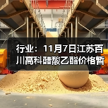 行业：11月7日江苏百川高科醋酸乙酯价格暂稳 来源：互联网 2025-11-07（图1）