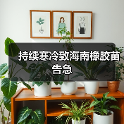 持续寒冷致海南橡胶苗告急(图1) 持续寒冷致海南橡胶苗告急(图1)