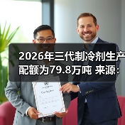 2026年三代制冷剂生产配额为79.8万吨 来源：互联网 2025-12-29（图2）