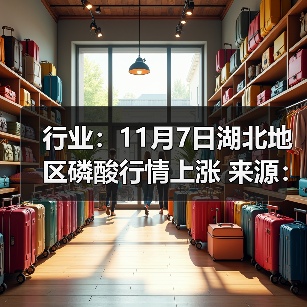 行业：11月7日湖北地区磷酸行情上涨