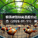 轻质碳酸钡商品报价动态（2026-01-11）