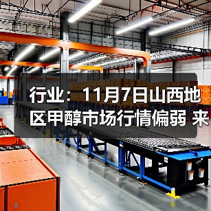 行业:11月7日山西地区甲醇市场行情偏弱 来源:互联网 2025-11-07(图1) 行业:11月7日山西地区甲醇市场行情偏弱 来源:互联网 2025-11-07(图1)