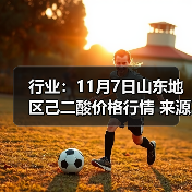行业：11月7日山东地区己二酸价格行情