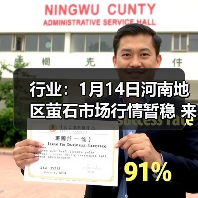 行业:1月14日河南地区萤石市场行情暂稳 来源:互联网 2026-01-17(图2) 行业:1月14日河南地区萤石市场行情暂稳 来源:互联网 2026-01-17(图2)
