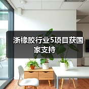 浙橡胶行业5项目获国家支持