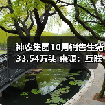 神农集团10月销售生猪33.54万头 来源:互联网 2025-11-07(图1) 神农集团10月销售生猪33.54万头 来源:互联网 2025-11-07(图1)