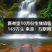 新希望10月份生猪销售169万头 来源:互联网 2025-11-07(图1) 新希望10月份生猪销售169万头 来源:互联网 2025-11-07(图1)