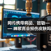 网传携带病菌、致敏—— 蝉尿真会损伤皮肤吗 来源：互联网 2025-08-07（图2）