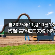 自2025年11月10日13时起 美棉进口关税下降15% 来源：互联网 2025-11-06（图3）