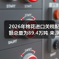 2026年棉花进口关税配额总量为89.4万吨 来源：互联网 2025-10-09（图2）