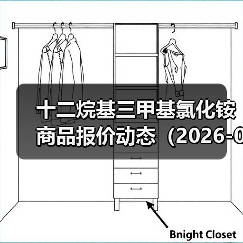 十二烷基三甲基氯化铵商品报价动态（2026-01-10）