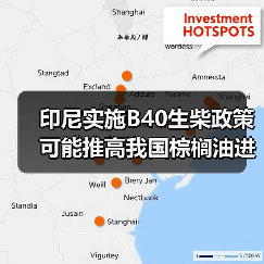 印尼实施B40生柴政策 可能推高我国棕榈油进口成本