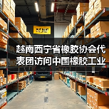 越南西宁省橡胶协会代表团访问中国橡胶工业协会