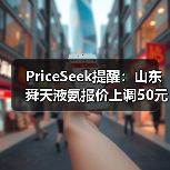 PriceSeek提醒：山东舜天液氨报价上调50元