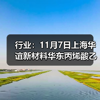 行业：11月7日上海华谊新材料华东丙烯酸乙酯价格下调 来源：互联网 2025-11-07（图4）