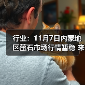 行业：11月7日内蒙地区萤石市场行情暂稳