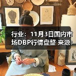 行业:11月3日国内市场DBP行情盘整 来源:互联网 2025-11-07(图1) 行业:11月3日国内市场DBP行情盘整 来源:互联网 2025-11-07(图1)