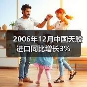 2006年12月中国天胶进口同比增长3%（图4）