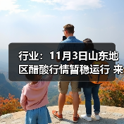 行业：11月3日山东地区醋酸行情暂稳运行 来源：互联网 2025-11-07（图4）