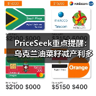 PriceSeek重点提醒：乌克兰油菜籽减产利多市场