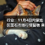 行业：11月4日内蒙地区萤石市场行情暂稳 来源：互联网 2025-11-07（图2）