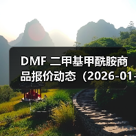 DMF 二甲基甲酰胺商品报价动态（2026-01-11） 来源：互联网 2026-01-19